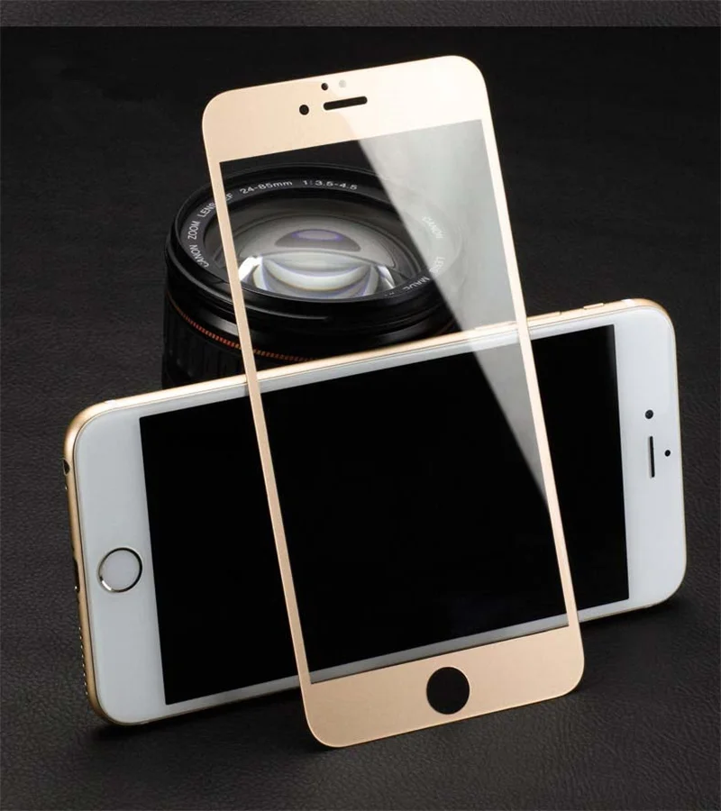 9H защита экрана из закаленного стекла с полным покрытием для iPhone 6 Plus 6S Plus 5 5S 5C SE 5Se 7 plus 8 plus Защитная стеклянная крышка