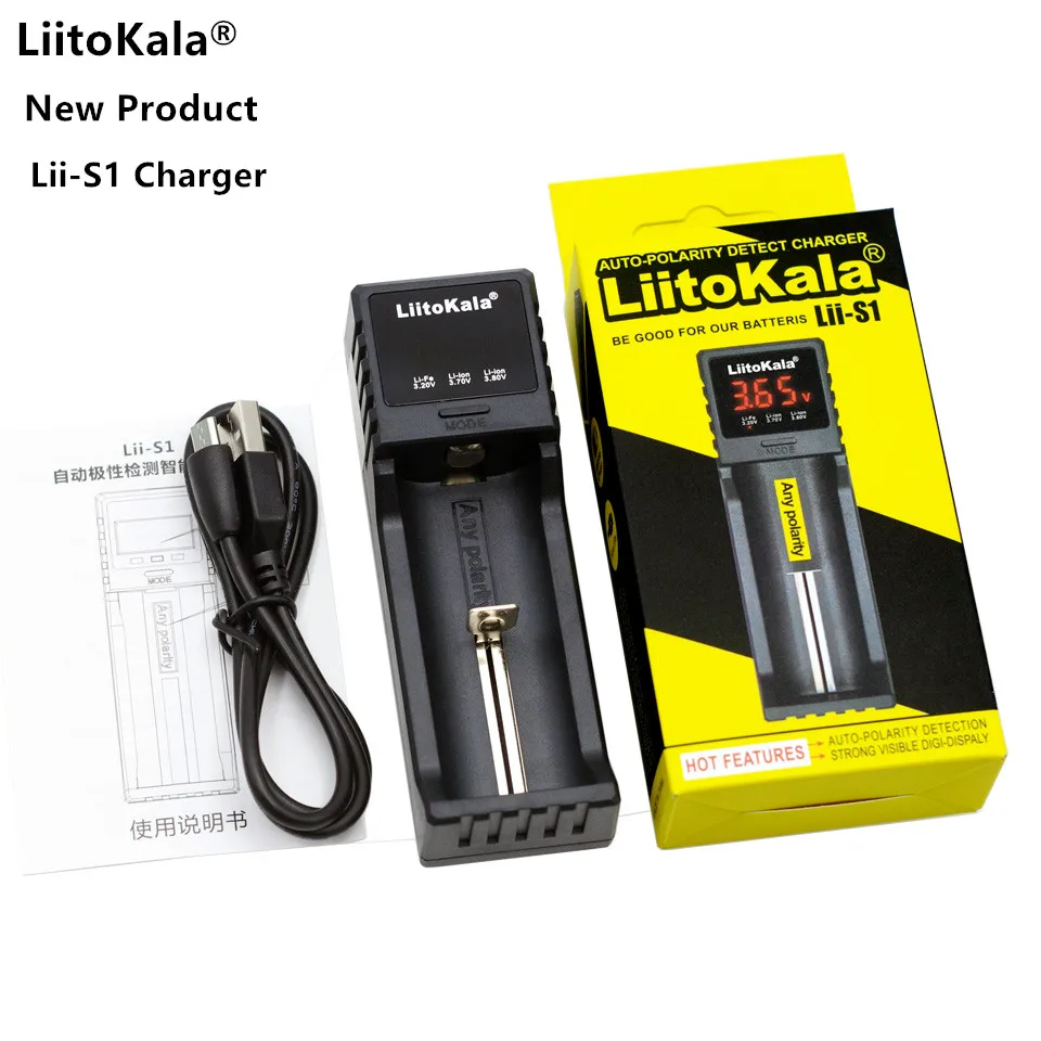 Зарядное устройство Liitokala с литий ионным аккумулятором 1 2 в 3 7 AA/AAA 26650 18650/16340 может