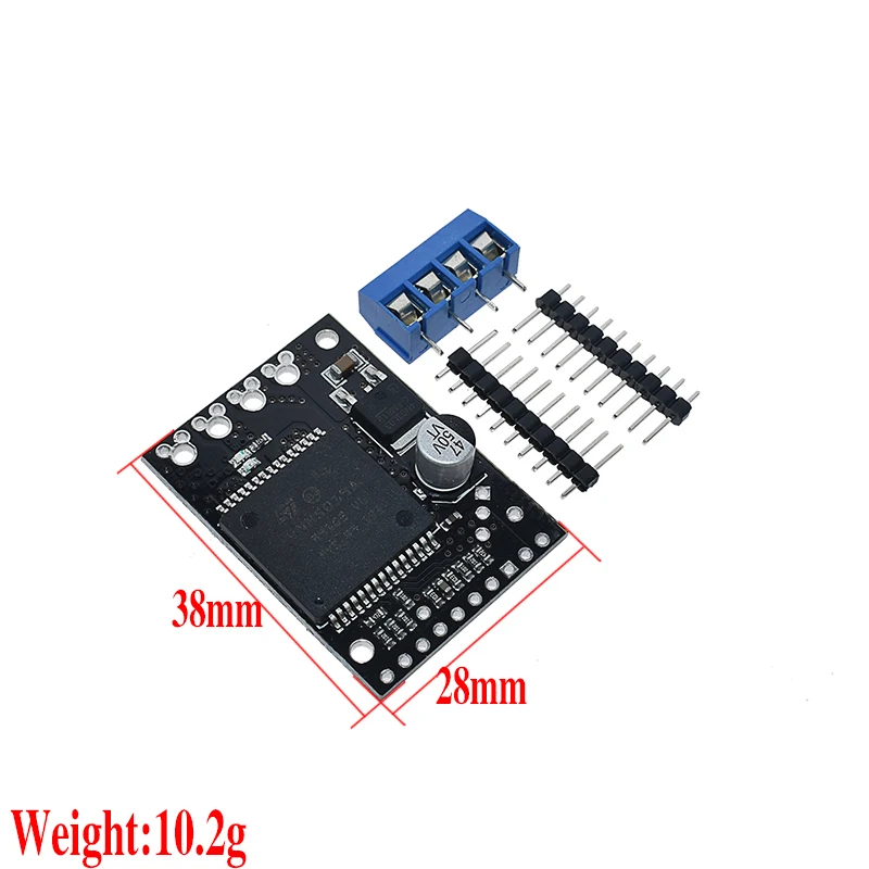 1 channel VNH5019 30A двойной высокой мощности DC драйвер щит совместим с ARDUINO(Защита окружающей среды) VNH2SP30 обновления - Цвет: 1 channel