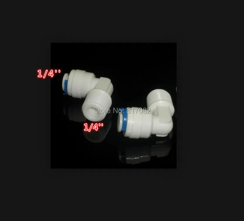 Шланг с наружным диаметром 1/4 дюйма соединение реверсивным осмосом 2 шт.|fittings for