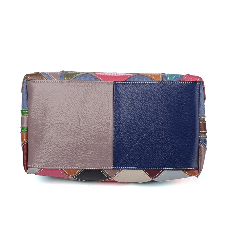 Женская сумка мессенджер San Maries разноцветная Лоскутная Кроссбоди в случайном