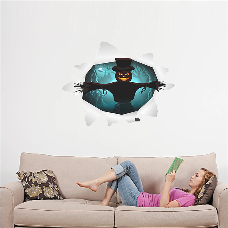 Мультяшные дизайнерские настенные Стикеры для детской комнаты 3D эффект через