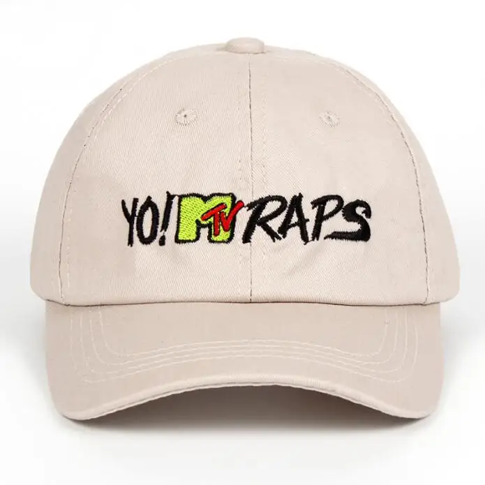 Бежевый Эй! MTV RAPS Кепка-бейсболка de marque gorras planas dad hat хип-хоп snapback кепки шапки для мужчин и женщин шляпа повседневные Шапки - Цвет: Бежевый