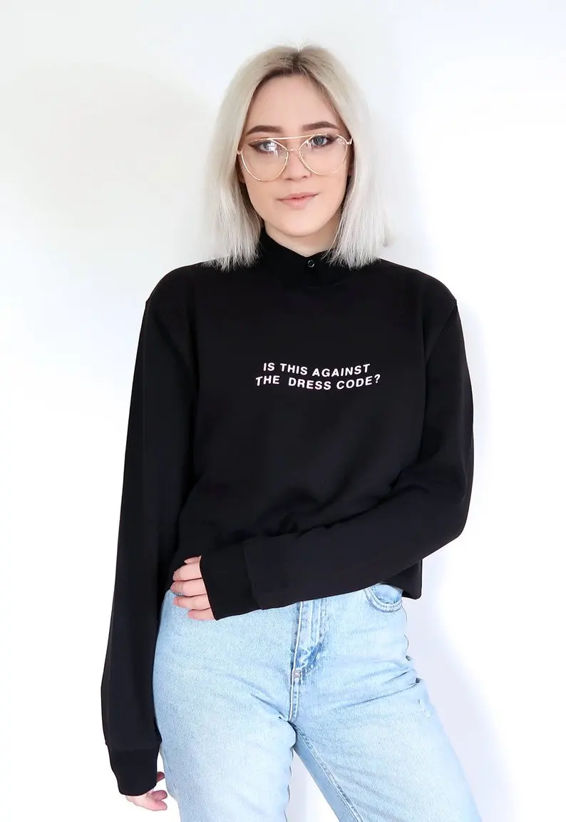 Свитшот Skuggnas с надписью Is This Against эстетическая одежда Tumblr гранж джемпер Прямая