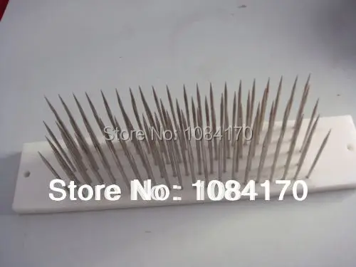 1 шт./лот белые волосы hackle с 100 шт. иглы для расчесывания машины уток haaknaalden крючком замки косы крючок набор парики парик agulha