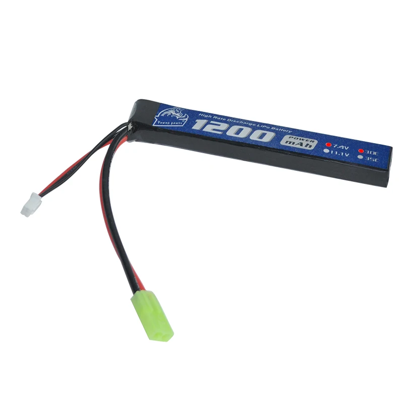 Высокая скорость разрядки Lipo 2S 3S батарея страйкбольного пистолета модель 7 4 В 11 1