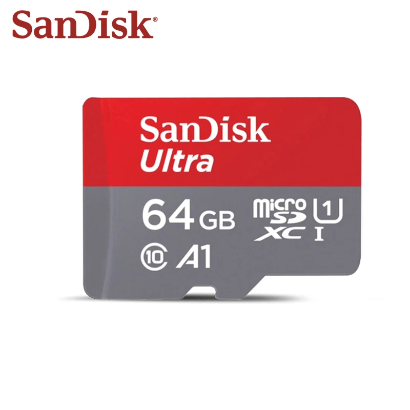 Оригинальная Карта SanDisk ULTRA UHS-I 16 ГБ 32 64 128 SDHC SDXC micro SD карта tf A1 для смартфонов