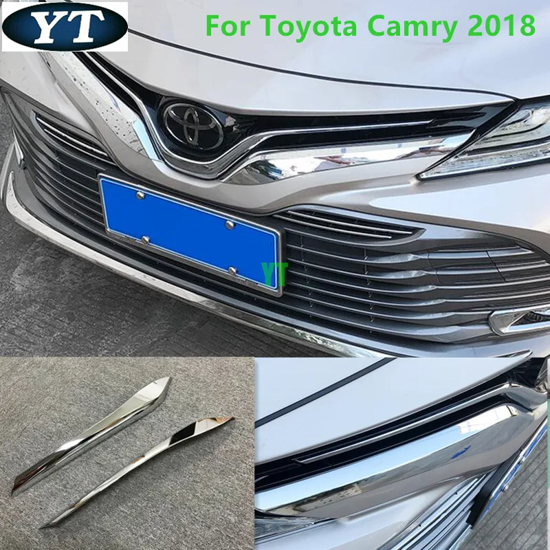 Передняя крышка для Toyota Camry 2018 ABS chrome аксессуары автомобиля|Хромирование| |
