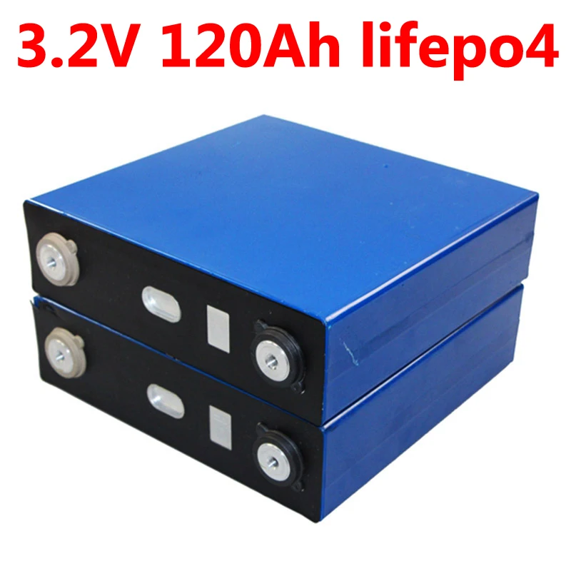 3,2 v 120Ah lifepo4 Аккумуляторная батарея для diy 12v 24v 36v электрический велосипед солнечной энергии резервного питания vans лодка автомобиль старт велосипед