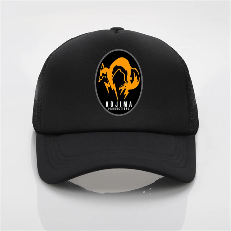 Модная шапка с сеткой MGS надписью Fox Hound бейсбольная кепка принтом для мужчин wo