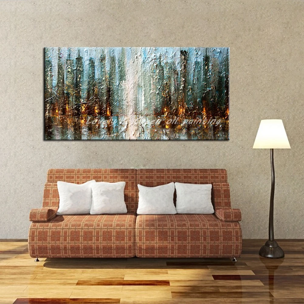 Ручная роспись декоративный постер настенная живопись холст картина маслом