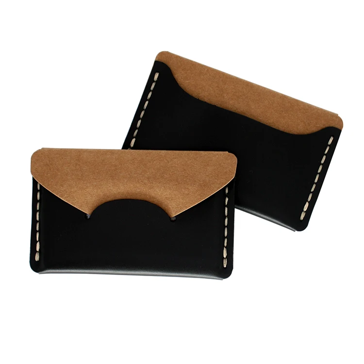 Футляр для карт из бычьей кожи моющийся органайзер крафт-бумаги ручной держатель