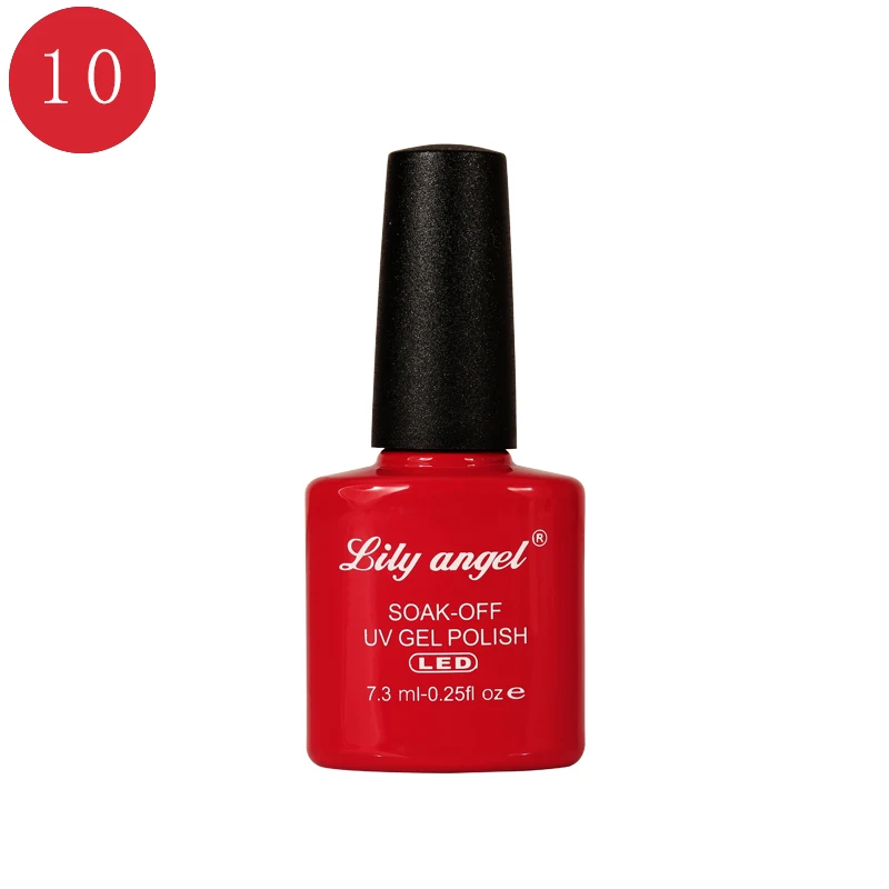 Lily angel 108 цветов роскошный замачиваемый УФ-гель для ногтей лак для ногтей Профессиональный Чистый Гель-лак 001-024 - Цвет: 010