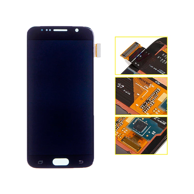 TFT ЖК-дисплей для SAMSUNG GALAXY S6 G920 сенсорный экран дигитайзер сборки Samsung-S6 G920i G920P G920f