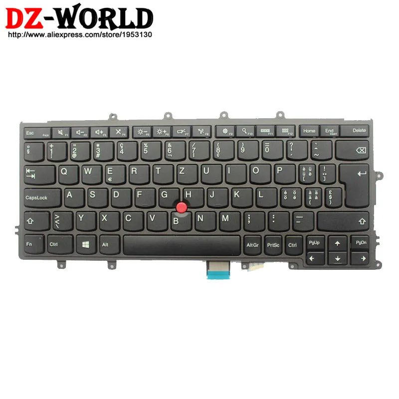 Новая Оригинальная клавиатура для Lenovo Thinkpad X230S X240 X240S X250 X260 Swiss Teclado 04Y0965 04Y0927