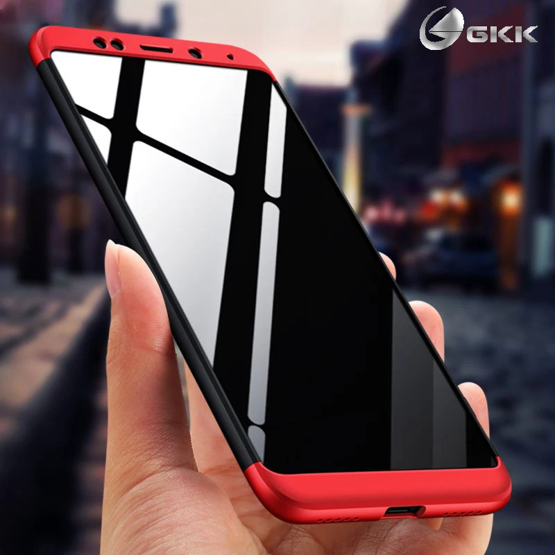 Чехол GKK для Xiaomi Redmi 5 Plus чехол с полной защитой 360 градусов ударопрочный жесткий