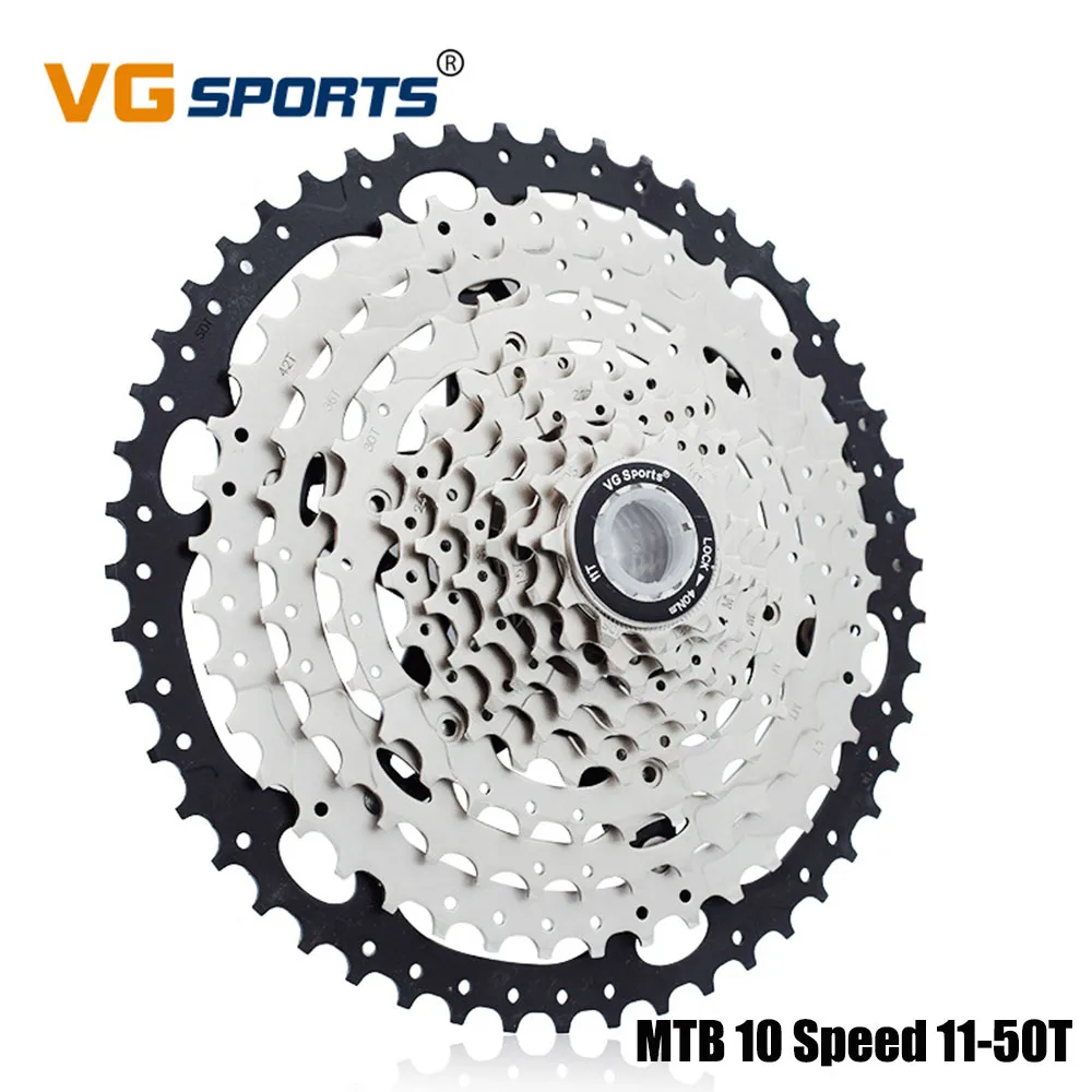 Дорожный кассета Звездочка 10 скоростей 11-50 т MTB велосипед свободного хода Велосипед маховик 10 велоцидад 50 т для Shimano Sram cdg cog 10 в VG Sprots