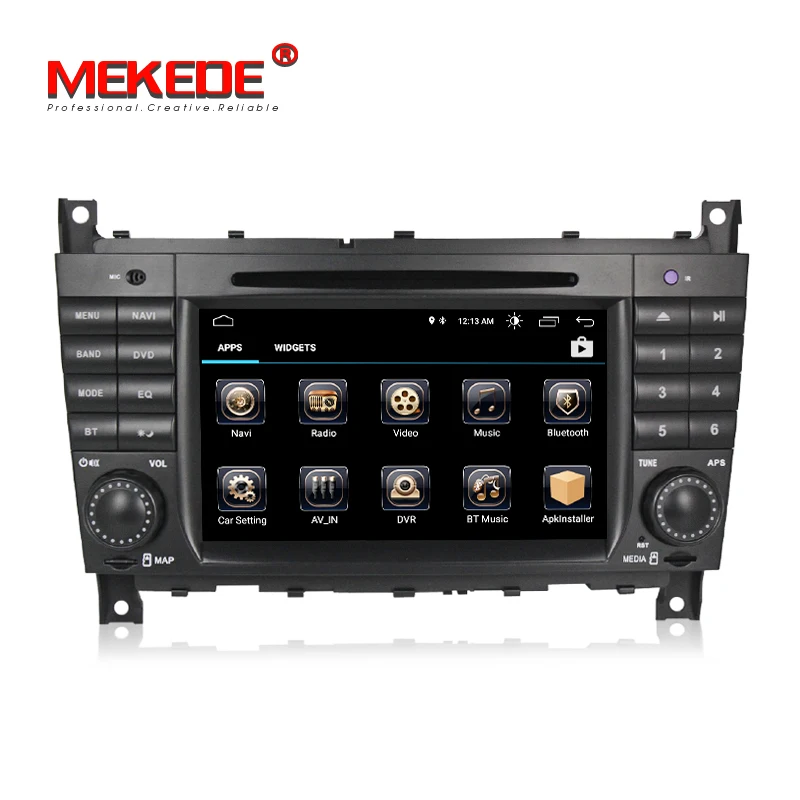 Android 8,0 автомобильный dvd-плеер радио gps Navi для Mercedes/Benz W203 W209 W219 a-класс A160 c-класс C180 C200 RDS wifi