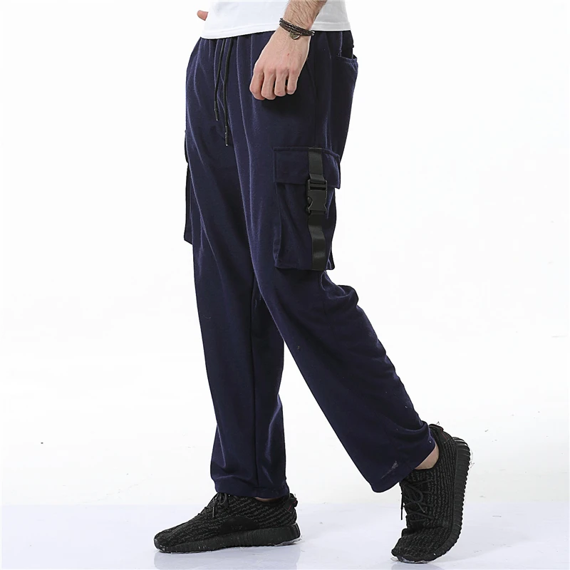 

Nice New Men Joggers Spring Vogue High Quality Top Design Trousers Male Solid Casual Style Hip Hop Loose Mens Pants M-2XL