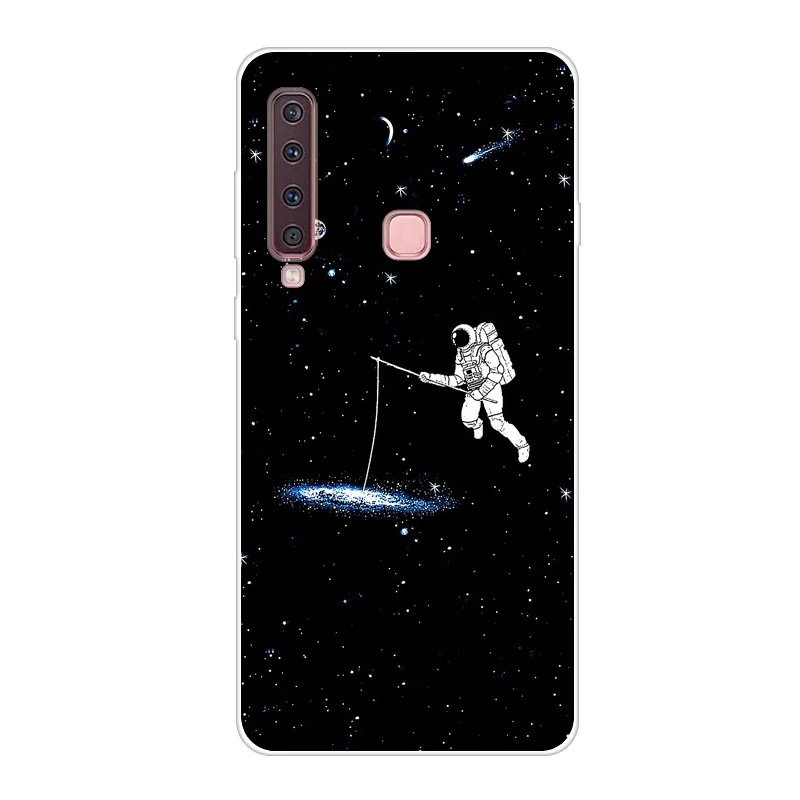 Чехол для Samsung A9 2018 модный силиконовый мягкий ТПУ чехол накладка Galaxy чехлы