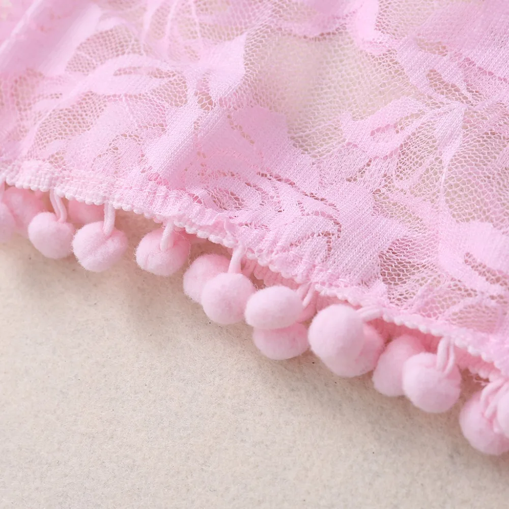 

Newborn Baby Toddler Tassel Lace Wrap Cloth Photo Photography Prop Blanket Rug