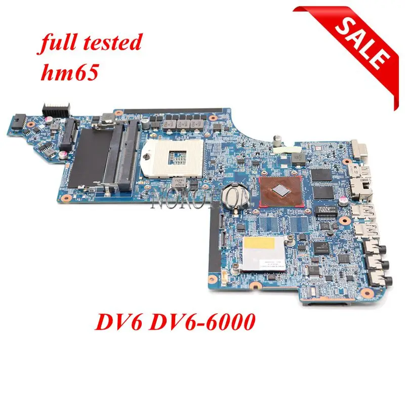 Материнская плата NOKOTION для ноутбука 659998-001 для hp DV6 DV6-6000 основная плата 641487-001 659147-001 hp MH-41-AB6200-D00G DDR3 полностью протестирована