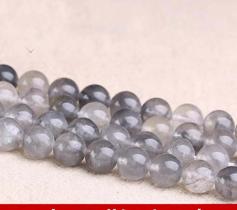 Ожерелье и серьги STENYA из натурального камня с шариками кристаллами стекла