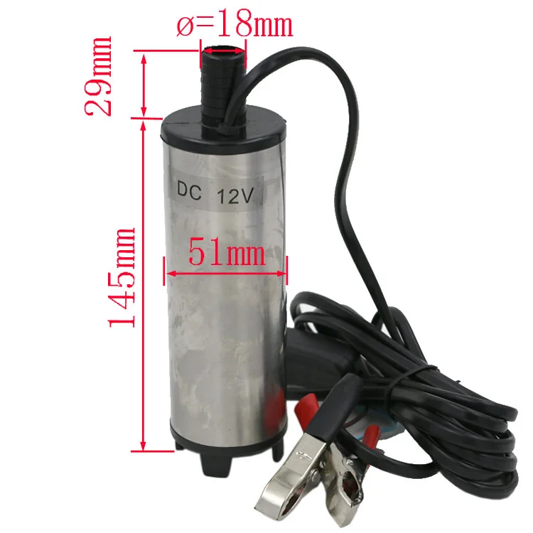 12V DC портативный микро насос/погружной насос/дизельный насос масляный