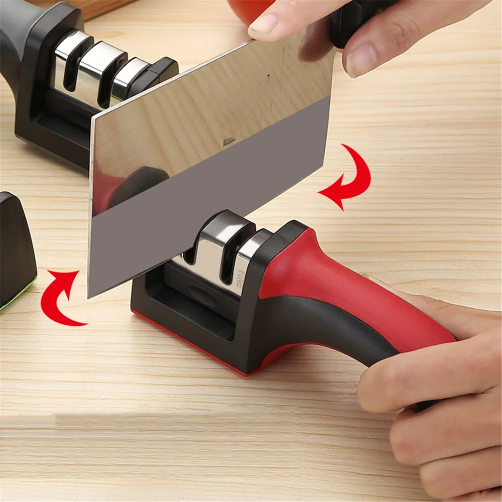 2 этапа профессиональная точилка для ножей Алмазная Вольфрамовая сталь карбид