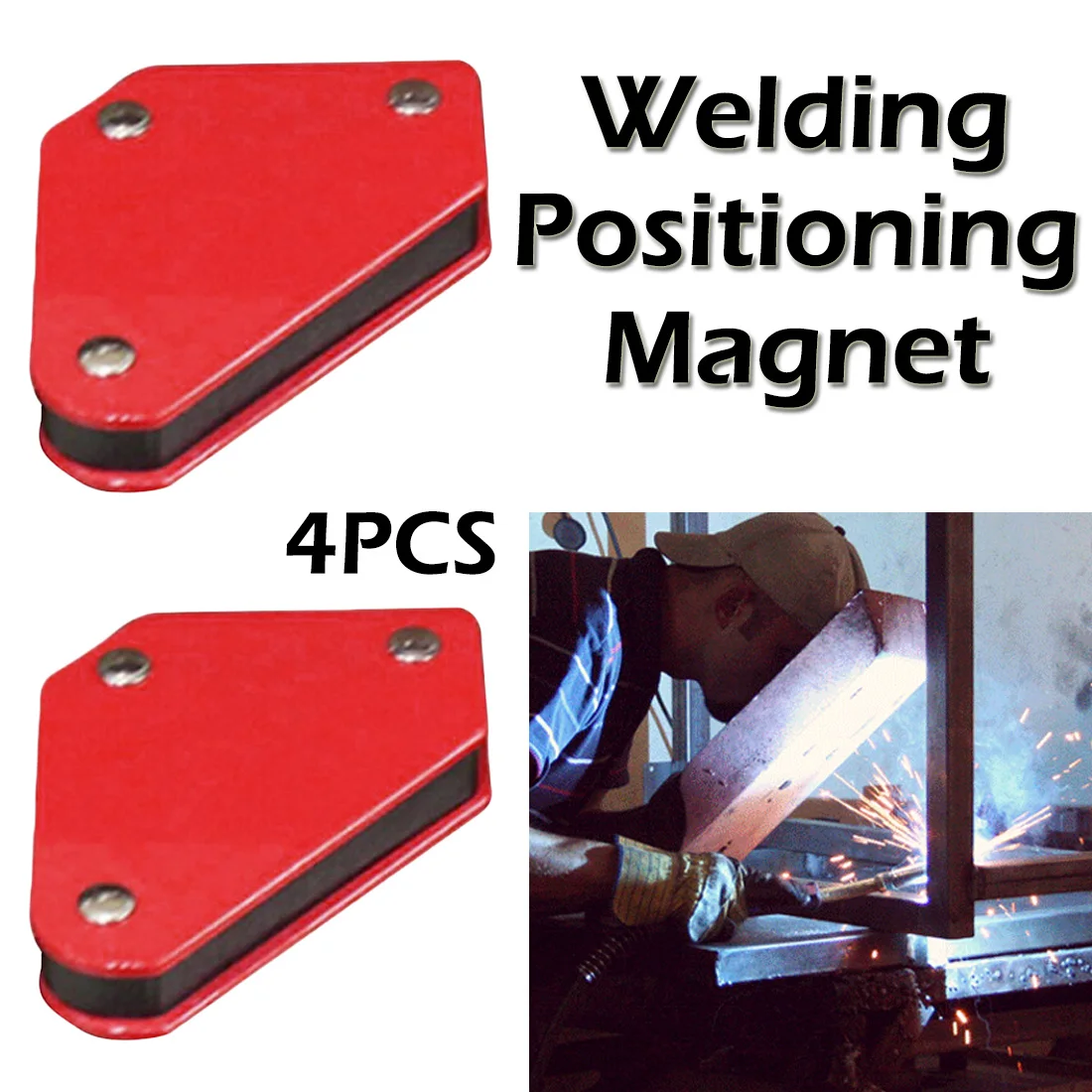 Магнитный сварочный держатель в форме стрелы 4 шт. 9 фунтов несколько углов