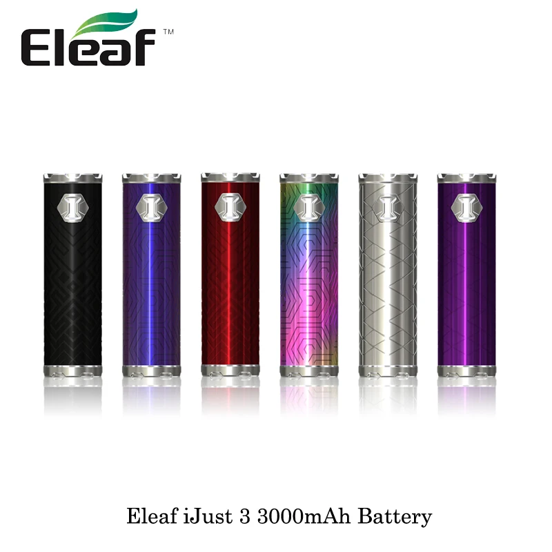 Новый акриловый 80 Вт оригинальный Eleaf iJust 3 батареи электронные сигареты 3000 мАч
