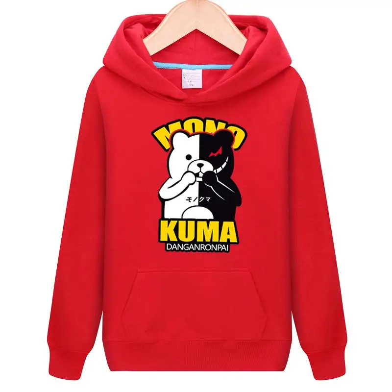 

Аниме Monokuma толстовка с капюшоном пуловеры свитшоты пальто