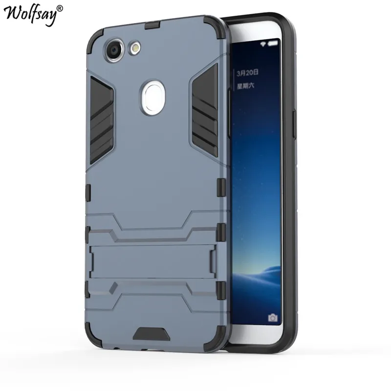 Чехол wolfsay для OPPO F5 тонкий чехол из поликарбоната + мягкая резиновая броня