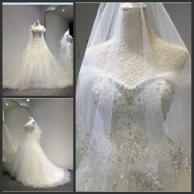 2019 New Handmade Pregnant Women Wedding Dress Sexy Boat Neck Short Sleeve Plus Size Luxury Bridal Gown Robe De Mariee L | Свадьбы и
