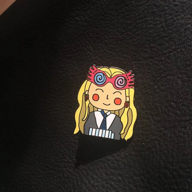 Эмалированная заколка для лацкана luna lovegood|Булавки и значки| |