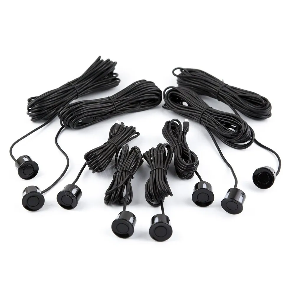 8 сенсоров парковки автомобиля автостоянка помощь Звук оповещения круглой формы