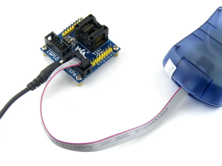 ATtiny24A SSU ATtiny24 ATtiny44 ATtiny84 AVR SOIC14 150 mil программирующий адаптер тестовая