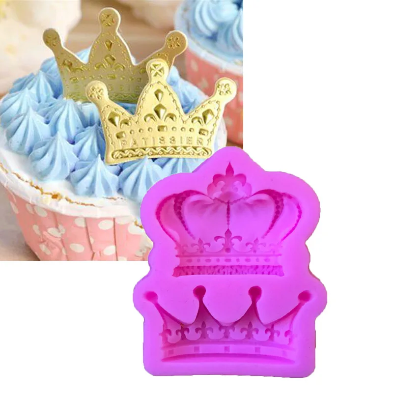 HEARTMOVE короны из принцессы Queen 3D силиконовая форма для выпечки тортов с помадной