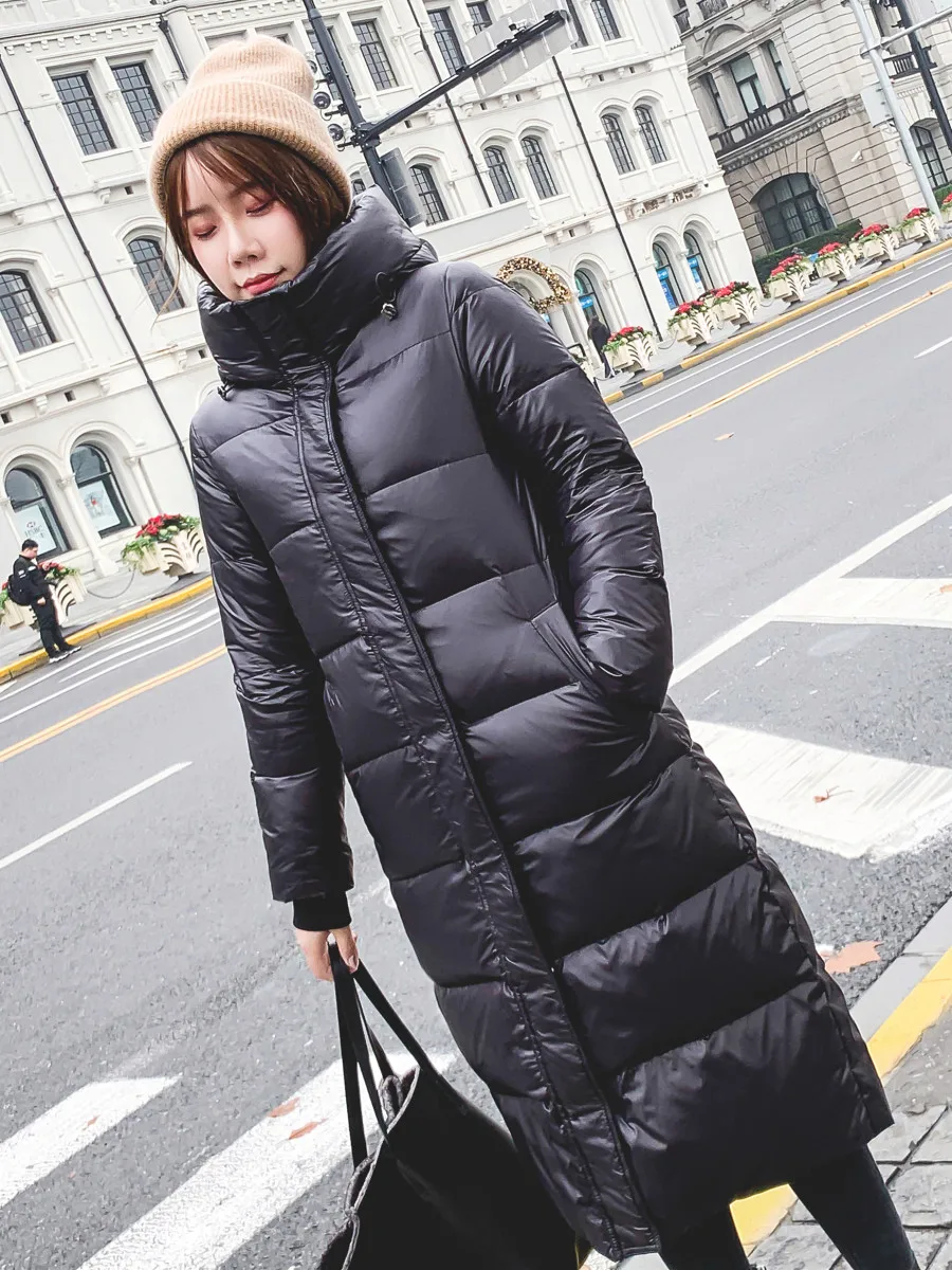 KMETRAM утиный пуховик женская зимняя куртка с капюшоном одежда 2020 корейское