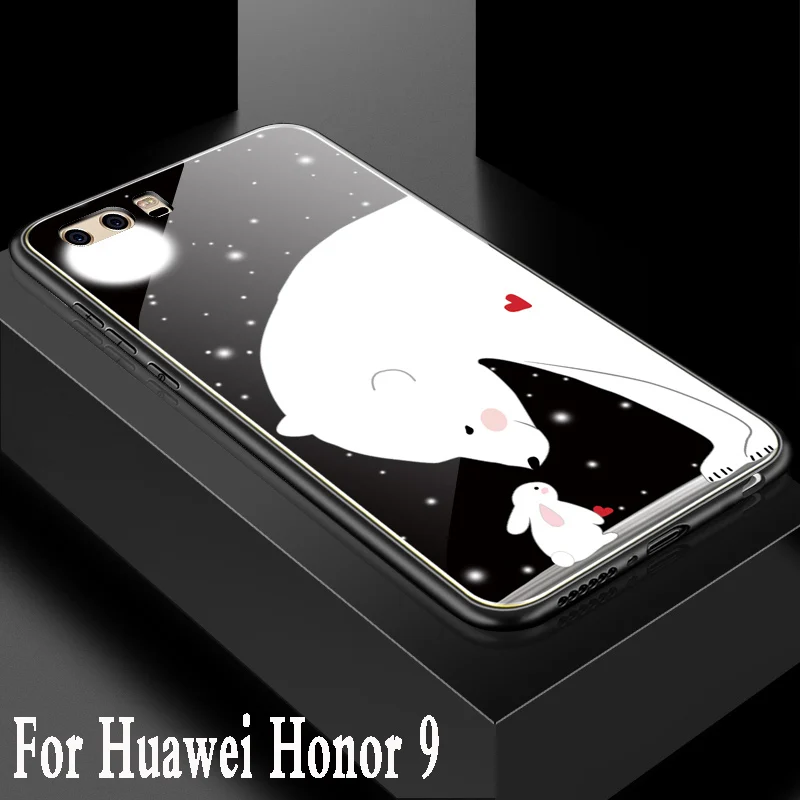 Чехол для Huawei Honor 9 роскошный силиконовый защитный чехол бампер из закаленного