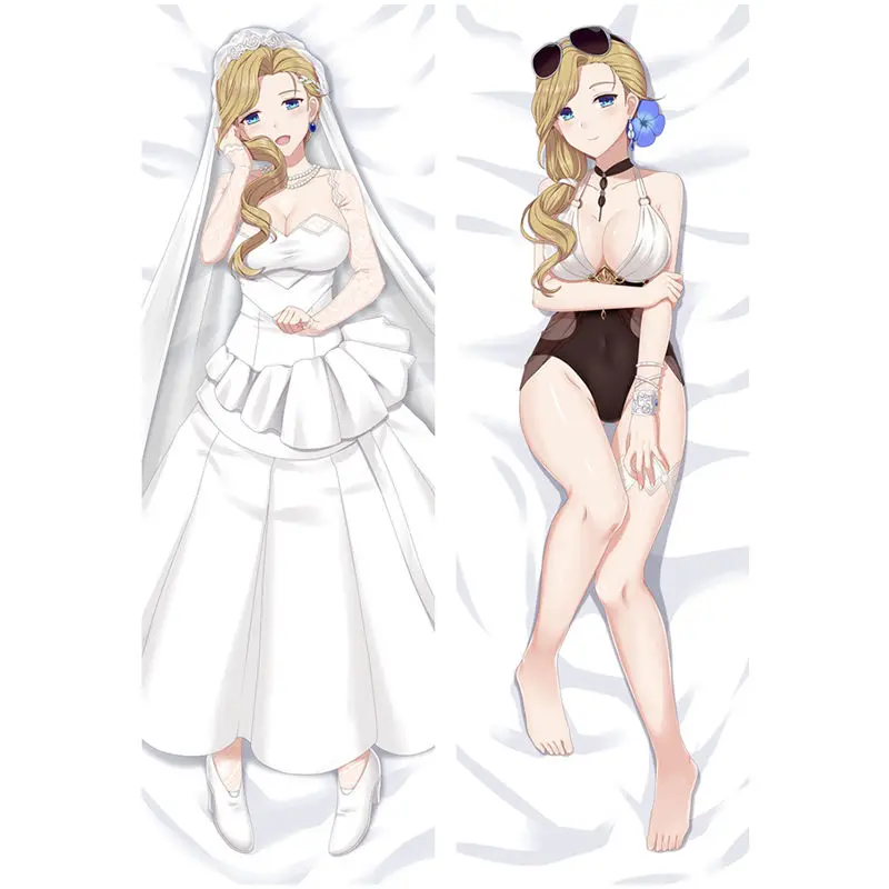 Аниме игры Azur Lane наволочки Azur Lane Dakimakura Чехол сексуальные девушки 3D двухсторонняя постельные принадлежности обниматься тела Чехол AL02A - Цвет: Peach skin