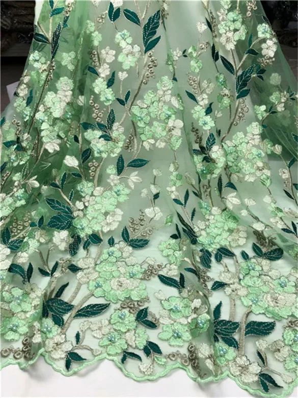 Королевский синий ткань из Дубая кружево цветы вышивка Французский кружевной