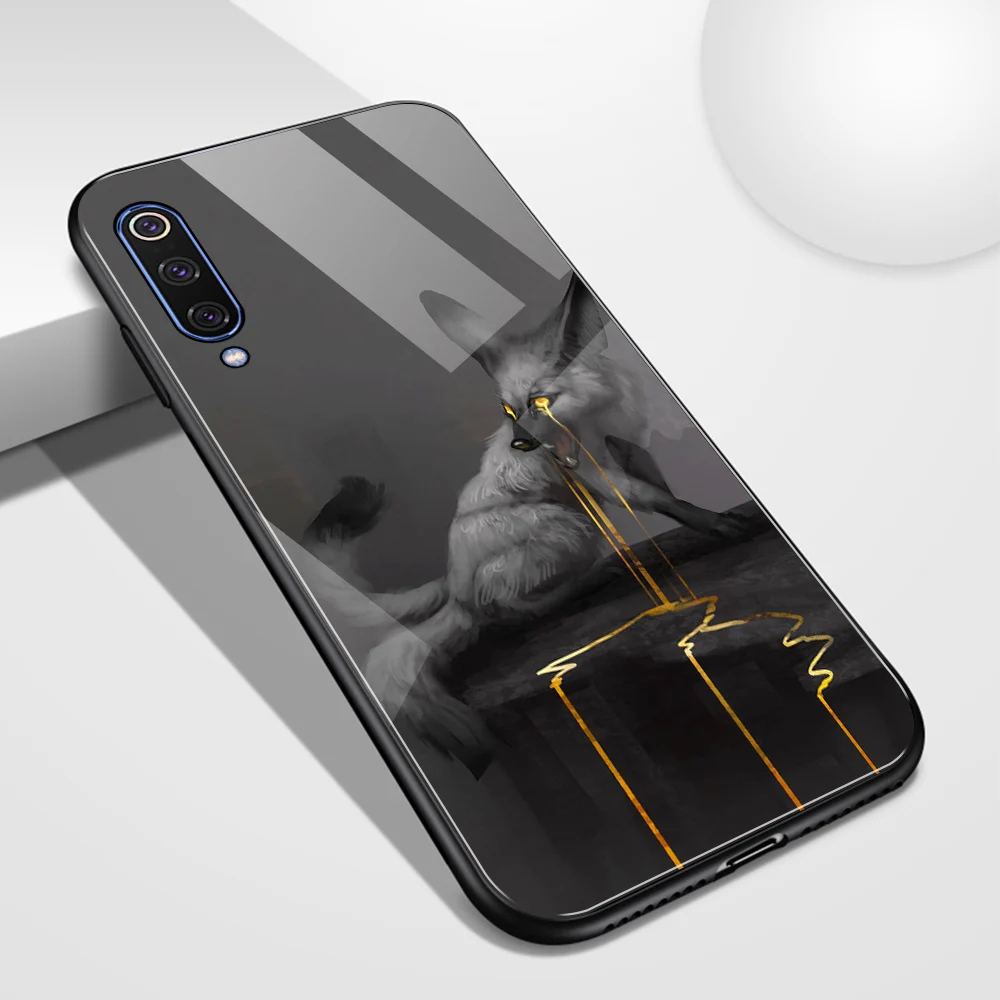 Чехол для xiaomi mi 8 lite, стеклянная задняя крышка, чехол mi x 2 s, милый дизайн с лисой для xiaomi mi 8 8se lite explorer mi 9 9se mi x 2 2s 3 CC9