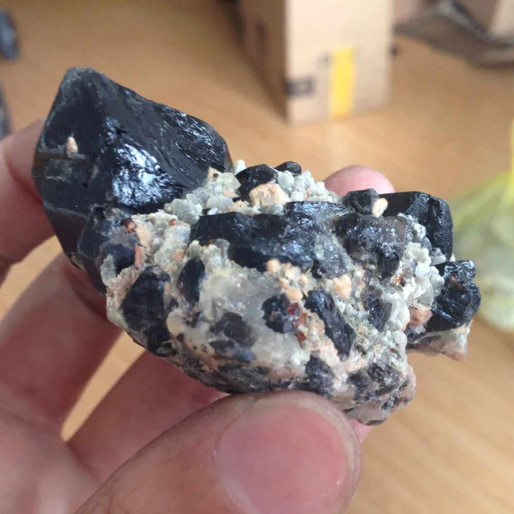 81 г натуральный черный кварцевый кристалл Кластерные точки смешанные образцы