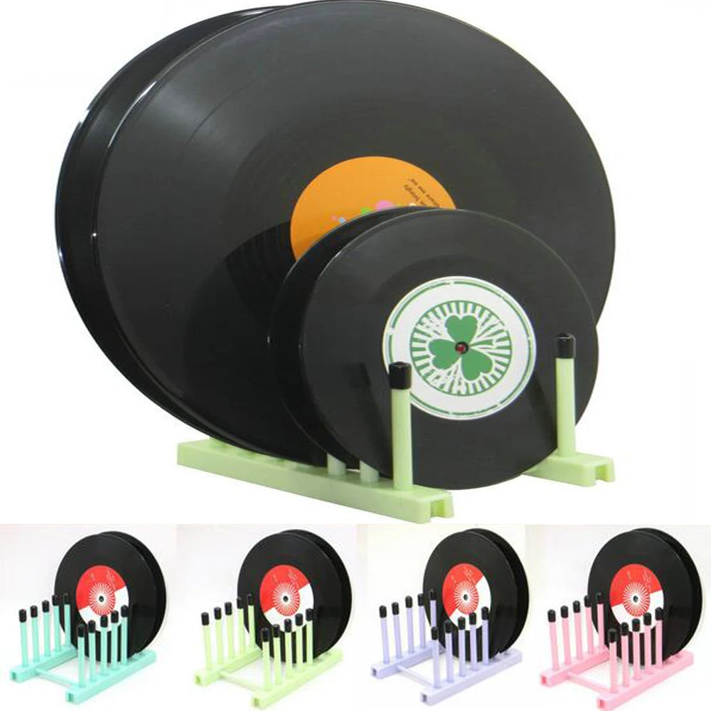 LP Record Rack-сушилка для виниловых альбомов, подходит для 1" и 7" Record Album