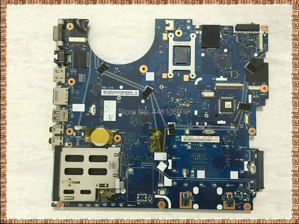 Материнская плата для ноутбука samsung R522 R520 материнская GM45 DDR2 с процессором