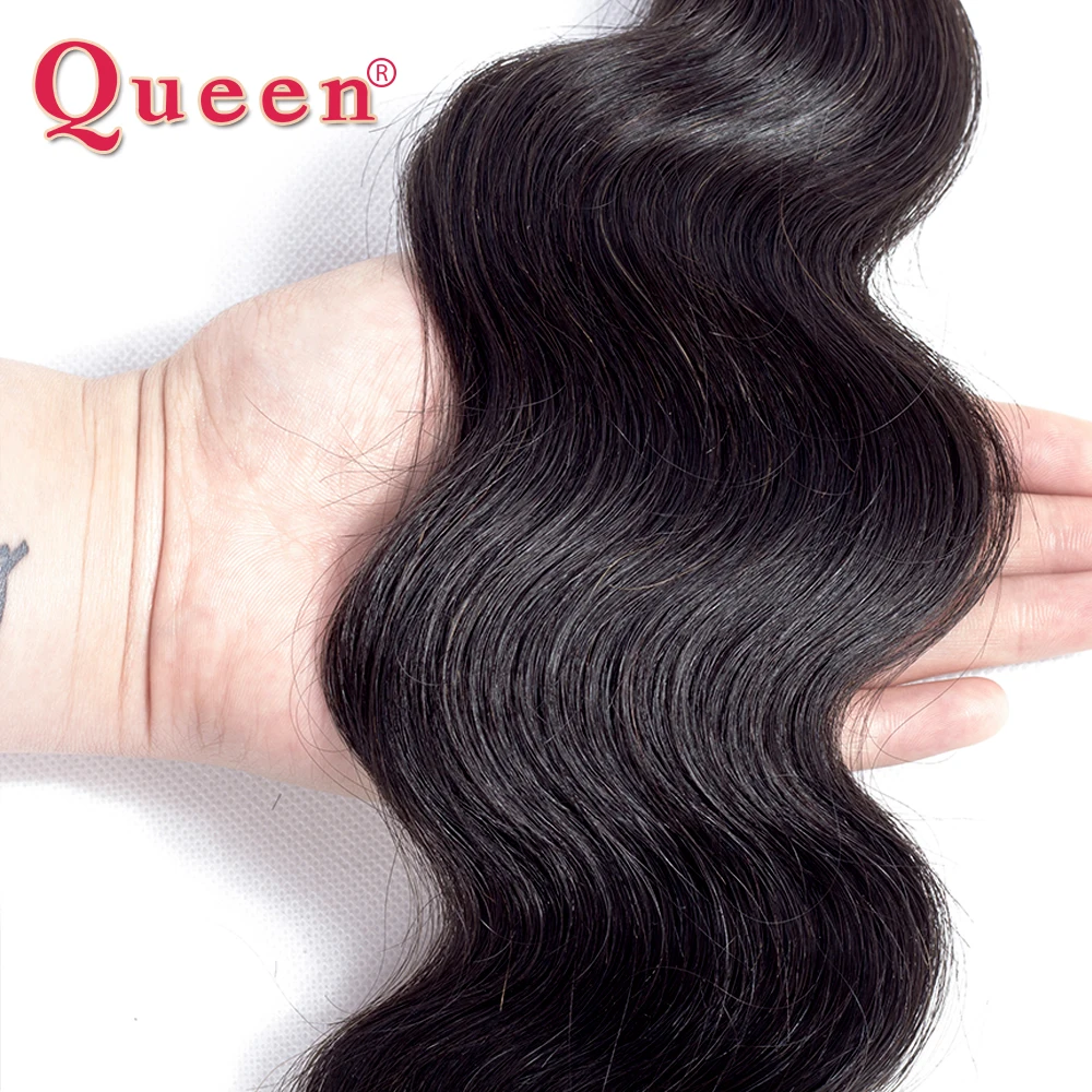 Queen hair Products бразильские человеческие волосы, плетение пучков, объемные волнистые волосы, 3 пучка, можно смешивать с закрытием, волосы remy, плетение для наращивания