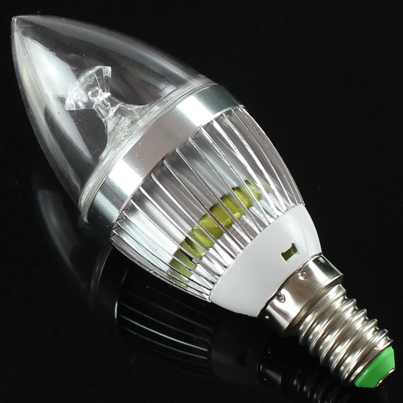 WOXOYOZO Светодиодная лампа для свечей CREE LED E14 E27 9 Вт 12 15 светодиодные лампы с