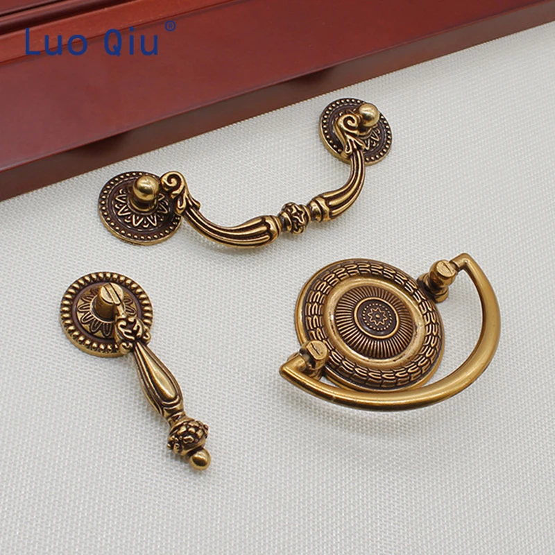 Drawer Pulls Handles Knobs Dresser Knob Pull Black Antique Copper Bronze Retro Kitchen Cabinet Handle | Обустройство дома