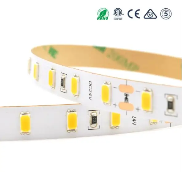 5630 светодиодный полосы DC24V 120 светодиодный/m ультратонкое естественное освещение